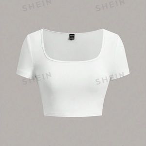 NWOT Shein Crop Square Neck